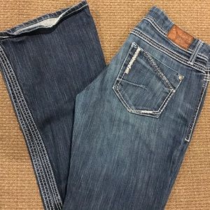 BKE flare bottom jeans
